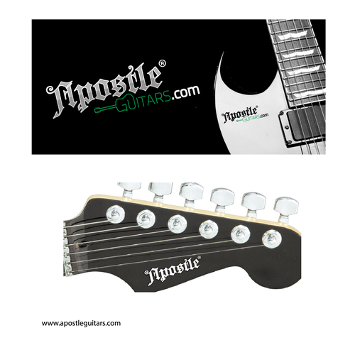 Music logo with the title 'Apostle Guitars (.com) needs a new logo'