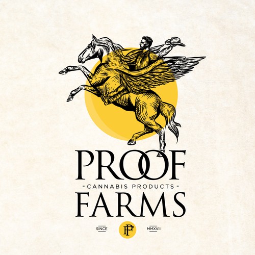 Marijuana brand with the title 'Logo for medical marijuana store.'