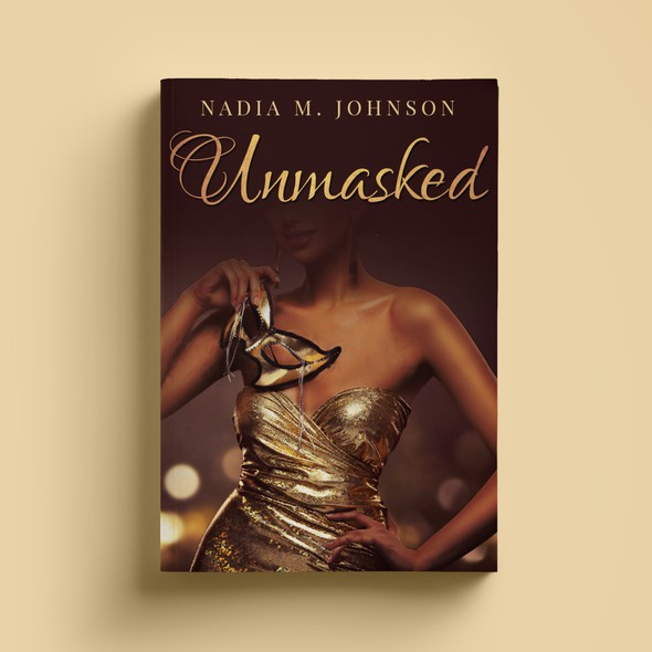 Glamorous design with the title 'Elegant cover for a story set in Hollywood'
