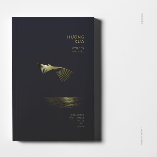 Geometric design with the title 'Elegant cover for book of Vietnamese prose'