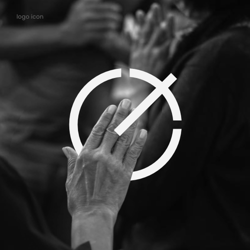 Target logo with the title 'New logo for a growing church in a coastal town with impacts at home and around the world'