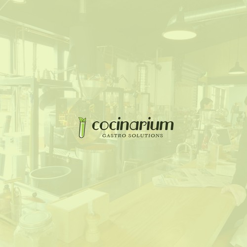 Gastronomy logo with the title 'Logo for Cocinarium Gastro Solutions'