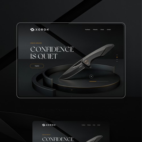 Premium website with the title 'Xoron'