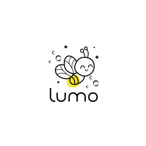 Firefly logo with the title 'FIREFLY logo for a children's glowing soap dispenser'