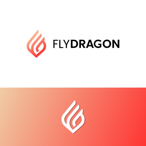 Dragonfly design with the title 'fly dragon'