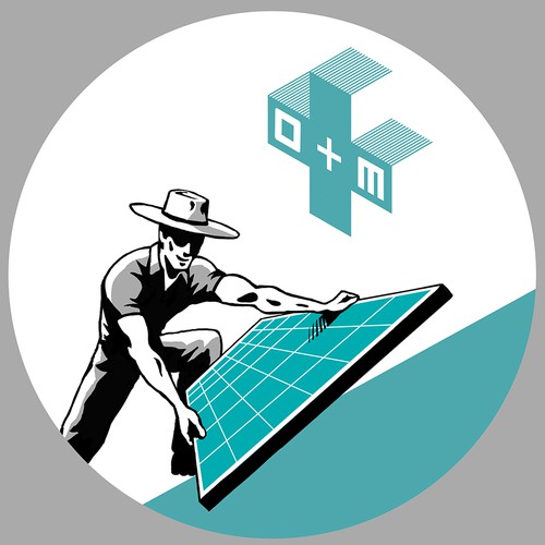 Comic book artwork with the title 'Solar Installer Logo'