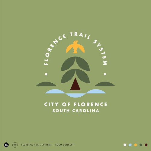 Conservation logo with the title 'Florence Trail System'