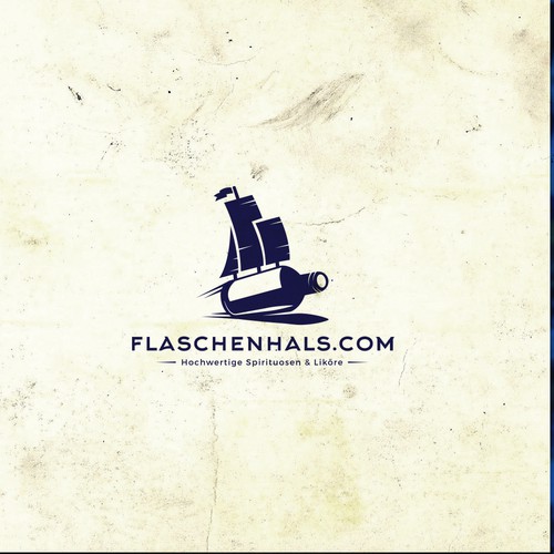 Moonshine logo with the title 'Flaschenhals'