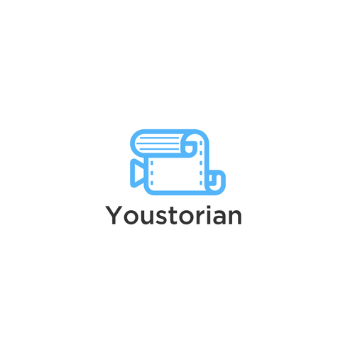 Timeline design with the title 'YOUSTORIAN'