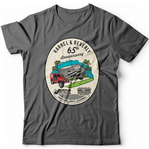 Engine design with the title 'HARREL AND BEVERLY'