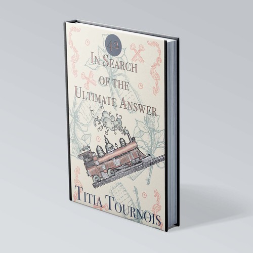Rose book cover with the title 'Illustrated Book Cover'