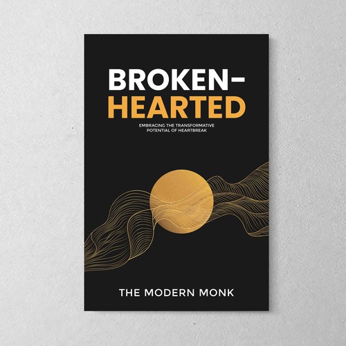 Heart book cover with the title 'BROKEN HEARTED Book Cover'