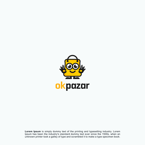 OK design with the title 'OKpazar logo design'