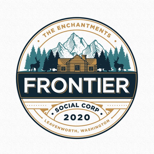 Adventure logo with the title 'Frontier Social Corp'