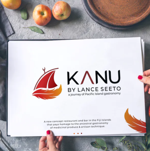 Best logo with the title 'KANU Restaurant Logo'