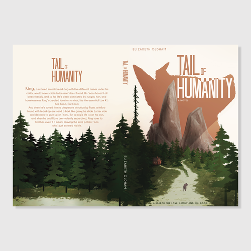 Dog book cover with the title 'Tail of Humanity '