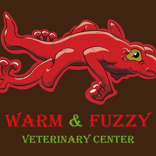 Funny brand with the title 'Cartoonish logo design for veterinary center for exotic animals '