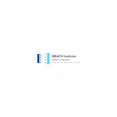 Literacy logo with the title 'Logo for REACH Institute Adult Literacy'