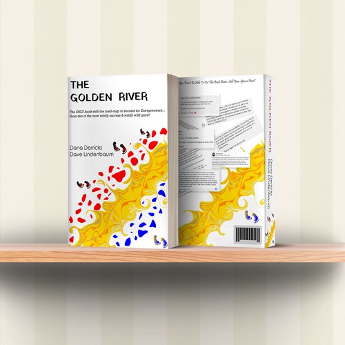 Abstract book cover with the title 'Cover Design for writers'