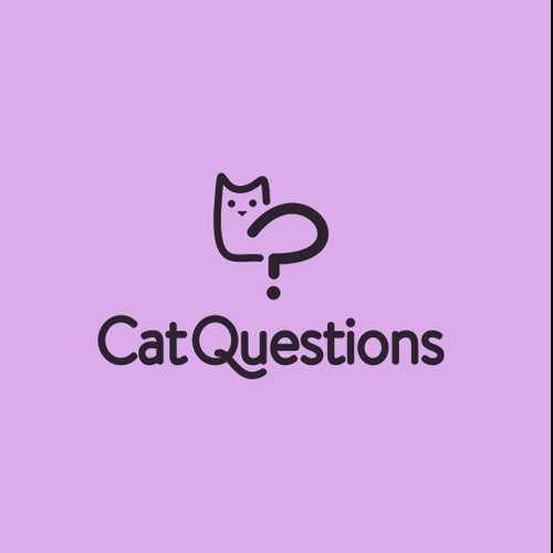 Minimal design with the title 'Bold minimalist logo for a cats lifestyle website'