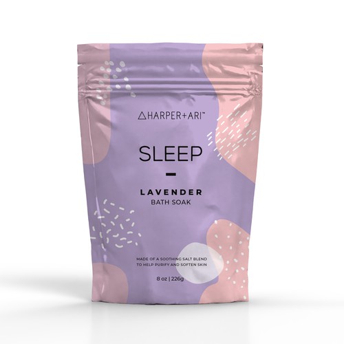 Beauty packaging with the title 'Epsom Salt Soak'