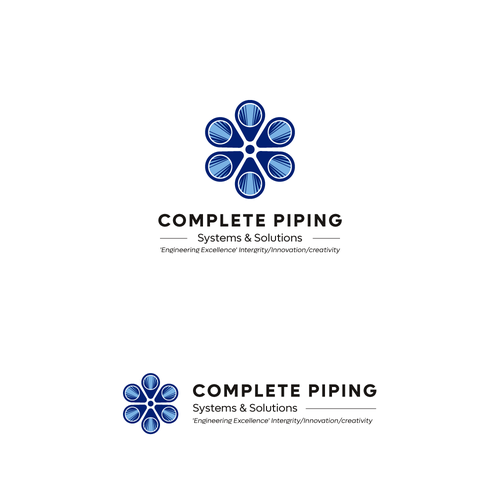 Service brand with the title 'A Logo for Pipeline Service'