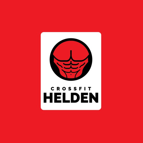 CrossFit logo with the title 'CrossFit gym logo'