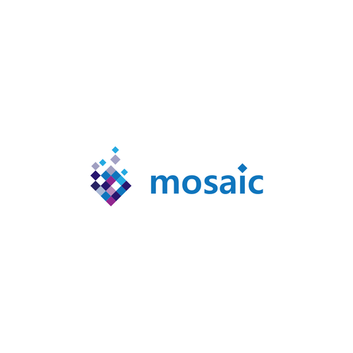 Mosaic logo with the title 'Mosaic Square Logo'