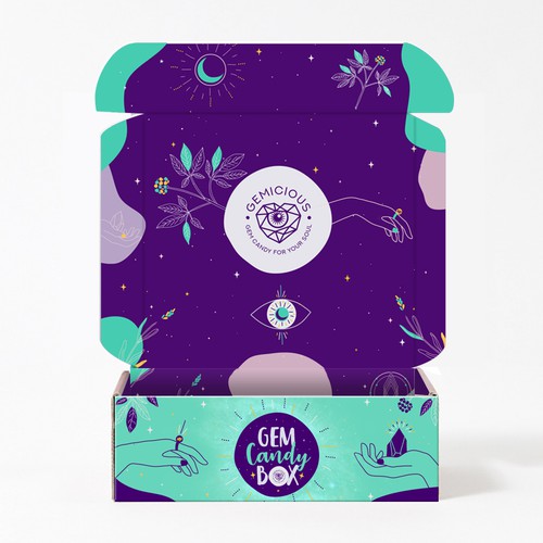 Illustration packaging with the title 'Packaging Design'