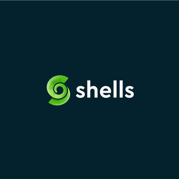 Shell design with the title 'Logo for Shells'