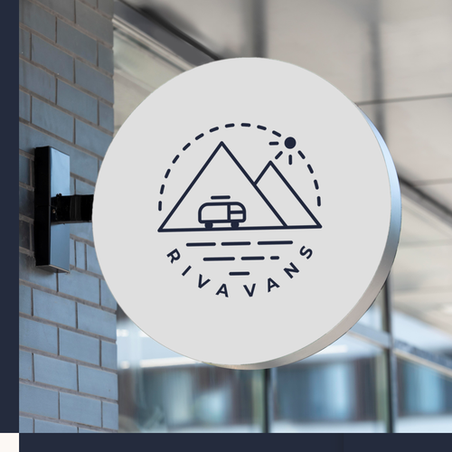 World logo with the title 'RIVA VANS'