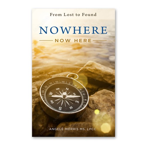 Memoir book cover with the title 'Nowhere - Book cover'