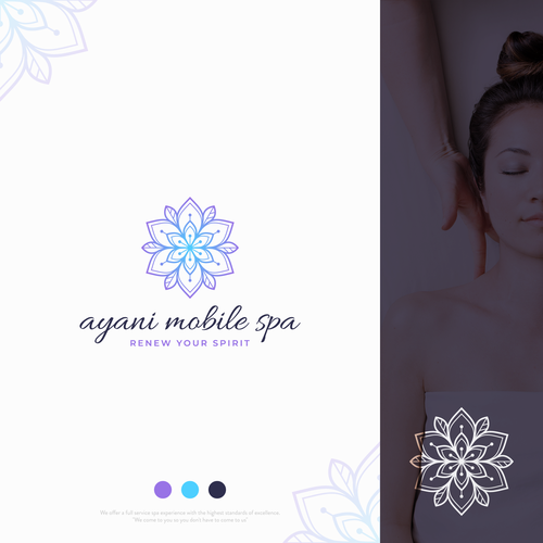Mandala design with the title 'Ayani'