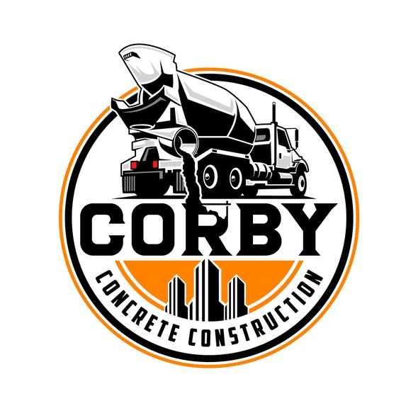 Bold logo with the title 'Logo for High rise concrete roofing company'