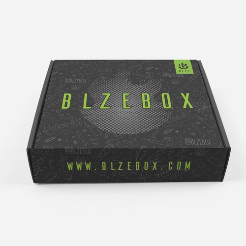 Mail design with the title 'Box Design'