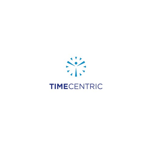 HR design with the title 'Concept for TimeCentric, a HR time-tracking platform'