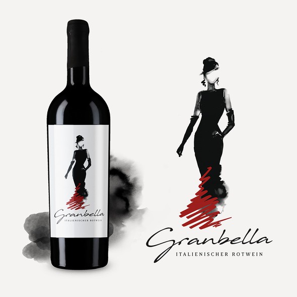 Art label with the title 'Granbella'