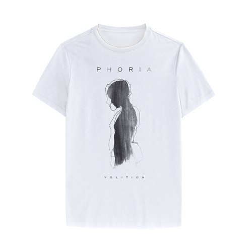 Band t-shirt with the title 'phoria'