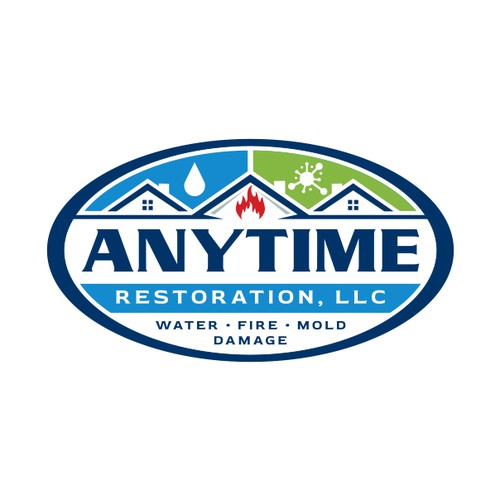 Restoration logo with the title 'Anytime Restoration, LLC'