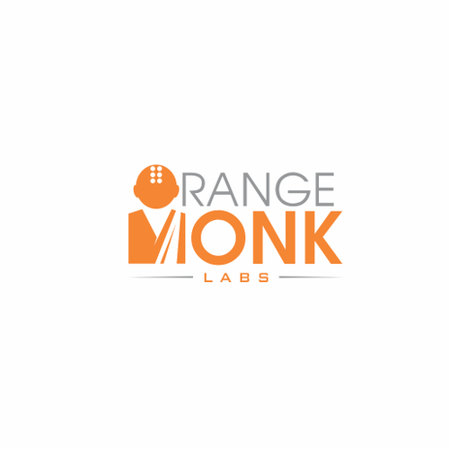 Monk logo with the title 'Orange Monk Labs'