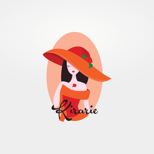 Dress design with the title 'Kirarie'