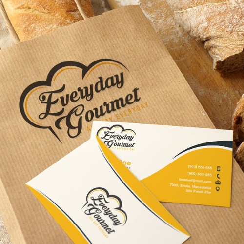 Cook design with the title 'Everyday gourmet '