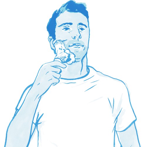 People artwork with the title 'Illustrations for Poised.co.uk'