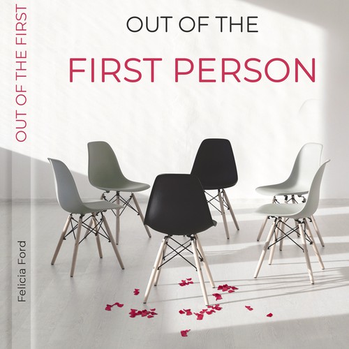 Psychology book cover with the title '"Out of the first person" book cover'