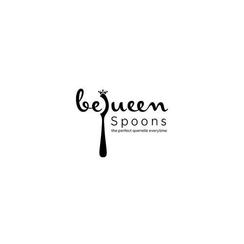 Dessert logo with the title 'logo for a quenelle spoon'