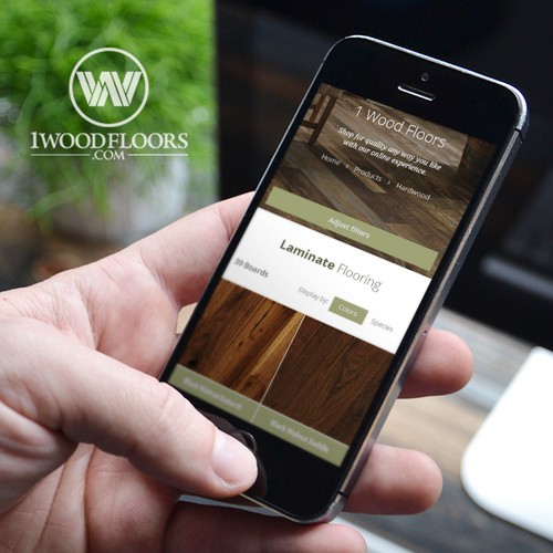 Adaptive design with the title 'Product page'