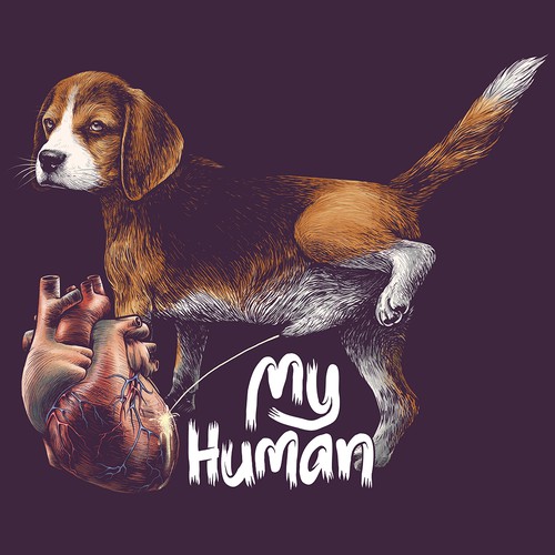 Artwork with the title 'My Human'