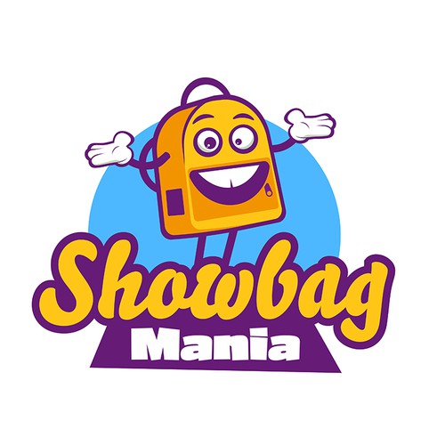 Bag logo with the title 'Logo Concept for Showbag Company'