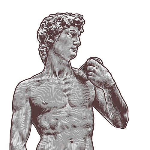 Art t-shirt with the title 'CONFIDENCE'