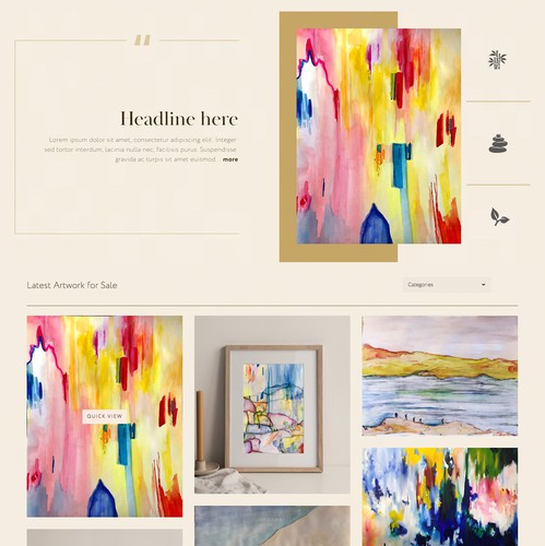 Artist design with the title 'Tamar Art'